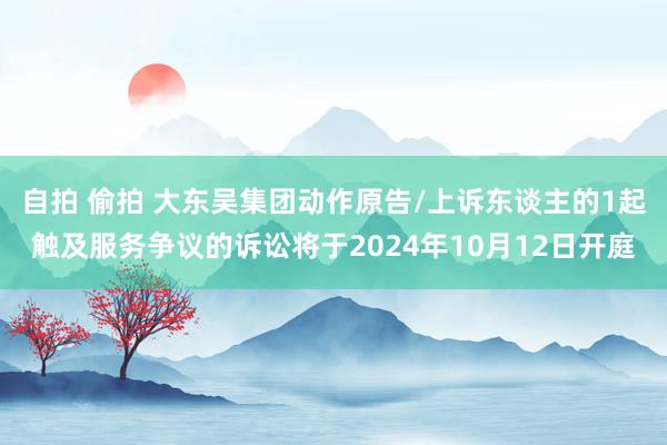 自拍 偷拍 大东吴集团动作原告/上诉东谈主的1起触及服务争议的诉讼将于2024年10月12日开庭