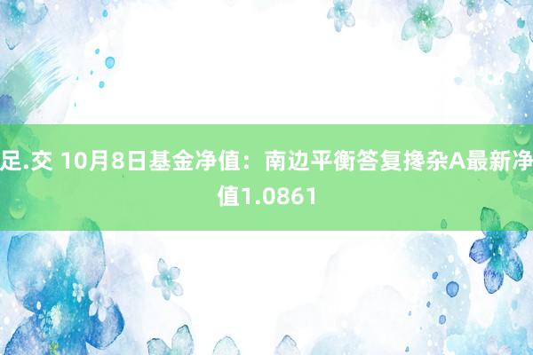 足.交 10月8日基金净值：南边平衡答复搀杂A最新净值1.0861