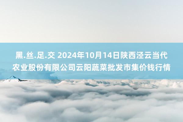 黑.丝.足.交 2024年10月14日陕西泾云当代农业股份有限公司云阳蔬菜批发市集价钱行情